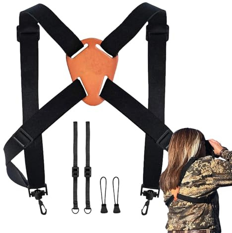 Rangefinder Strap - Binoculars Strap Cross Strap with Adjustable Straps Outdoor Telescope Strap | Universal Binoculars Strap for Hunting, Bird Watching, Photography, Hiking and Climbing