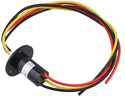 3 Wires Current Conductors Circuits Slip Ring 250Rpm 240V AC/D 30A Power Collector Ring 22mm