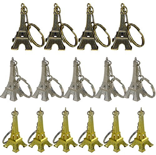Ceeyali 21 PCS 5 cm Metall Paris Eiffelturm Kunsthandwerk Kunst Statue Modell für Tisch Decor, Kuchendekoration, Geschenke, Party, Schmuck Ständer Halter, Home Dekoration
