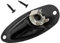 ENET Guitar Output Jack Cup Plate Socket For Stratocaster Style Electric Guitars Black