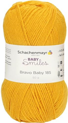 Schachenmayr Baby Smiles Bravo Baby 185 9801212-01028 goldmarie Handstrickgarn, Häkelgarn, Babygarn