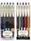 Sarasa Clip Zebra 0.5 Retractable Gel Pen Rubber Grip 0.5mm Vintage Colors 10 Colors Bundle (JJ15-5C-VI+JJ15-5C-VI2)