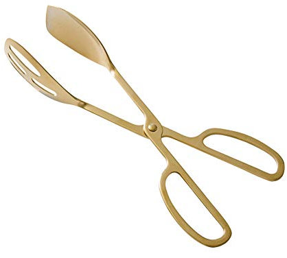 CHYIR Dicker Edelstahl-Clip für Lebensmittel, Grill, Steak, Grill, Servierzange (Gold)