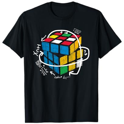 Mind Brain Games Puzzle Rubix Cube Solving Math Problem T-Shirt