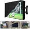 UCARE 600D wasserdichte Oxford-TV-Abdeckung – All-Inclusive-klarer TV-Bildschirm, staubdicht, Schutz mit Fernbedienungstasche (116,8–121,9 cm)