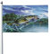 Fisch-Lachs-Flagge, Banner-Flaggen für Heimdekoration im Freien, benutzerdefinierte dekorative Banner 152 x 90 cm