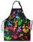 Kawani Unisex-Schürze für Erwachsene, bunter Druck, verstellbare Schürze mit 2 Taschen für Grillen, Kochen, Malen, Kunstmalerei, 28x33 Ines