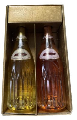 Coffret cadeau Champagne Vranken - Or -1 Brut - 1 Rosé - 2x75cl