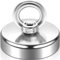 60mm Neodym Magnete Extra Stark 150KG,Starke Magnete Groß Magneten Starker Halt, Neodym Ösenmagnet Magnethaken Magnet mit öse Senkloch-Augenschraube für Werkstatt, Teichbergung, Kreuzfahrt