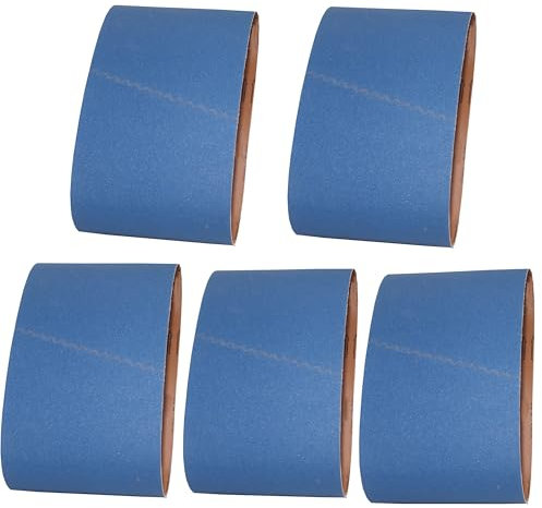 Kombi-Set 15 Stück Premium Zirkon Gewebe-Schleifbänder 200 × 750 mm f. Bandschleifer, Schleifmaschine, Profi Schleifband, Set 3 Stück je Korn 24/36/60/80/100. Ideal für ein effektives Schleifen