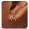 Halora Gold Earrings for Women, Gold Stud Earrings Hypoallergenic Studs Earings Trendy Jewellery Gifts