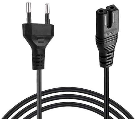 Jytyto Câble d'alimentation Secteur à 2 Broches pour Philips 32PF7320A/37 32PF7321D/37 32 42PFL7403D/F7 42, 32PF7421D 32PF7320/79 42PFL7403D LCD TV