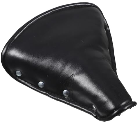 HOOTNEE Bike Seat Cushion with Springs for Vintage Bikes and Tricycles Comfortable Shock Protection Saddle in Black Sturdy Steel Frame with Simple Vintage Design Random Random Style