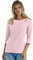 Hanes Women's Stretch Cotton Raglan Sleeve Tee, Paleo Pink, 2X Large