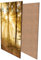 wandmotiv24 Garderobe Wald am Morgen Hochformat - 55x100 (BxH) - Dekorfolie Wandgarderobe, inklusive Garderoben-Haken, Kleiderhaken, Set M0391