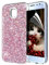 OKZone Coque Samsung Galaxy J3 2017, Mince Étui en Silicone Souple Paillette Strass Brillante Bling Bling Glitter de Luxe,TPU Housse Etui de Protection pour Samsung Galaxy J3 2017 (Rose)