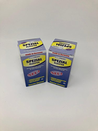 2 Pakete Spezialkleister - Trend Kleister für Vinyl-, Papier-und Satintapeten -Tapetenkleber