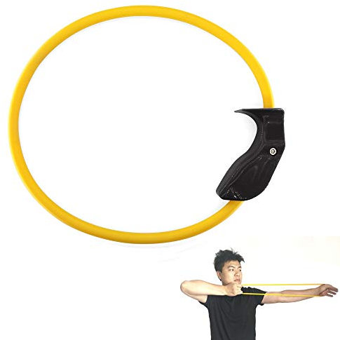 SHARROW Bogenschießen Trainingsgerät 25lbs Arm Krafttraining Band Armstärke Trainer Puller Bogengriff Bow Trainer Exerciser
