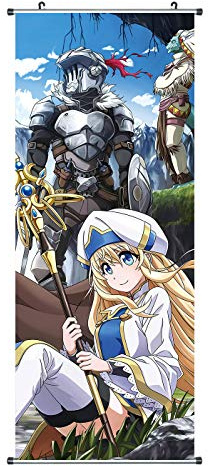 CoolChange Großes Goblin Slayer Rollbild/Kakemono aus Stoff, 100x40cm, Motiv: Onna Shinkan