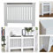 Elegant Painted Modern MDF Radiator Cover Shelve Vertical Grill Cabinet for Living Room/Bedroom/Kitchen, Medium: H 82 x W 112x D 19 cm