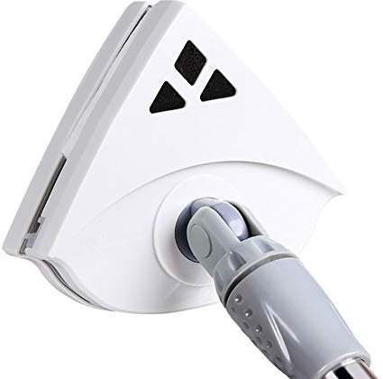 Escobilla De Goma, Doble Lado Limpio De Cristal Magnético Limpiador De Ventana Del Limpiador Del Cristal De La Limpieza Herramienta Pincel De Doble Acristalamiento De Ventana Espesor (5- 36 Mm),Blanco