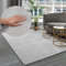 the carpet Premium Moderner Hochflor Langflor Wohnzimmer Teppich, Super Soft, Kunstfell, Flauschig, Felloptik, Grau, 140 x 200 cm