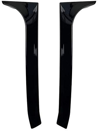 Auto Rear Spoiler, Asudaro 2 Stück Auto Heckspoiler, Heckscheibenspoiler Auto Spoiler Heckspoiler Heckscheiben Spoiler Luftverteiler Kompatibel mit Golf 6 MK6 GTI/GTR/GTD 2008-2013,Schwarz