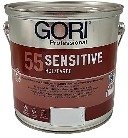 GORI 55 Sensitive Holzfarbe RAL-Farben (2,50Liter, Taubenblau (ca RAL 5014))