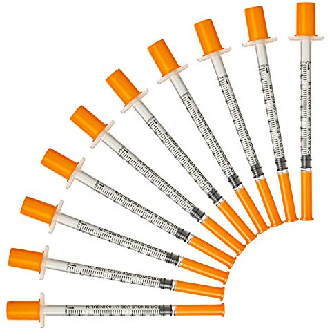 1ml/cc 30G Kunststoff Mehrzweck-Messwerkzeuge, einzeln verpackt (100Pack)