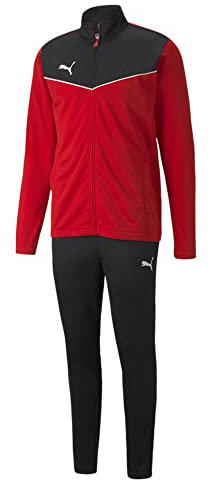 PUMA Herren Individualrise Trainingsanzug Red Black, S