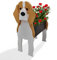 strolfay Dog Flower Planter Gifts for Women,Cute PVC Dog Planters,Flower Pots Indoor Outdoor,Garden Planter for Birthday,Office,Pet Lovers 9.45 * 6.77 * 13.46in(Beagle)