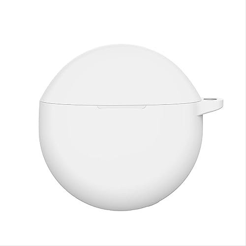 GIOPUEY Cover per HONOR Earbuds X5, Cilicone Custodia, Ultrasottile Case Cover, Antiurto, Resistente ai Graffi - Bianco