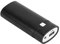 DIY Power Bank Shell Box con 2 Puertos de Salida USB Pantalla LCD y Luz LED para 2 Piezas 18650 Baterías Recargables (Negro)