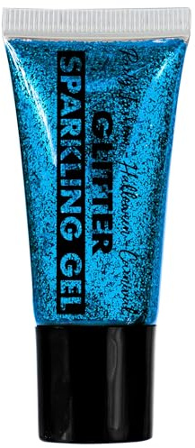 WIDMANN MILANO PARTY FASHION W Glitzergel in Tube für Gesicht und Körper, für Karneval, Fasching, Halloween, Festival, Mottopartys, 25 ml