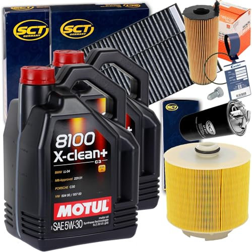 Inspektionspaket Inspektionspaket + 8100 5W30 Öl für 2.7 3.0 TDI A6 4F C6