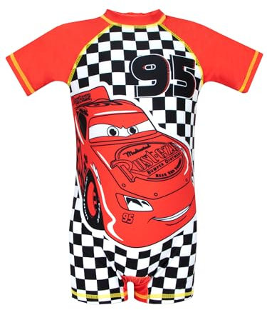 Disney Autos Badeanzug | Kinder Schwimmanzug | Kinder Bademode | Orange 116