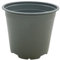 Oakland Gardens 13cm Plant Pots Grey Plastic Tall Deep Full Size Flower Pot 5 Seedling Pot- Pack of 100