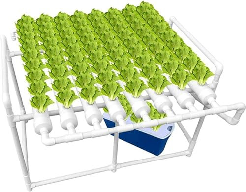 DDNGEJ Hydrokultur-Anbauset mit Timer, 108 Pflanzplätzen und Hydrokultur-Pflanzausrüstung für Gemüse, Blumen/1 Stück