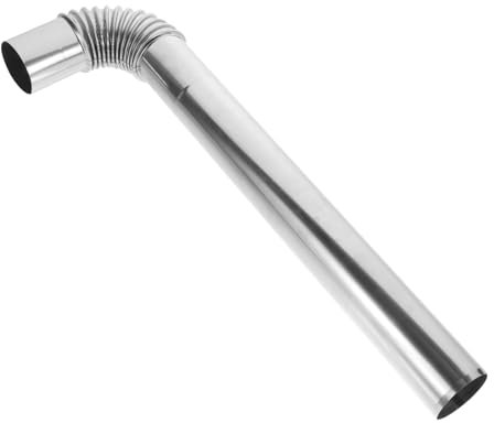 KONTONTY Flexibler Metall Kaminabzug Für Herd Und Kamin Mit Winkelstück Und Einfacher Installation Für Küche Und Bad