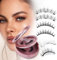 Ciglia Magnetiche 2 paia Ciglia Finte Magnetiche Riutilizzabili con Applicatore Senza Colla Ciglia Magnetiche Naturale Senza Eyeliner Kit Ciglia Magnetiche(magnetic lashes-MC+WJ26)