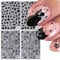 Mrltau 4 leaves cat nail stickers, nail stickers self-adhesive, nail art, nail stickers, nail tattoos, nail stickers, nail stickers children, Halloween nail stickers