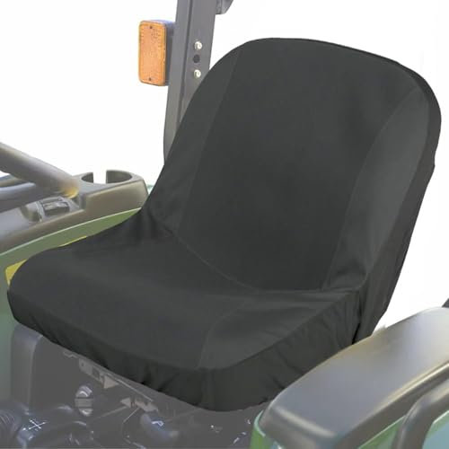 Tractor Seat Cover with Storage Pockets, Waterproof Lawnmower Seat Protective Tool