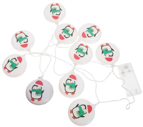 Veemoon 1stück Weihnachtslichterkette Mit Bunten Pinguin-lampen Dekorative Lichter Für Innenräume Für Weihnachtsdekoration Und Besondere Anlässe Ohne Batterie Erforderlich