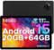 DOOGEE Tab A9+ Tablet 11 Pollici Android 15, 20(4+16) GB RAM+64GB ROM/2TB TF, Tablet PC Con WiFi 5G, 8580mAh Batteria, Octa-core, Widevine L1, 13MP+5MP, 1280 * 800 HD, Bluetooth 5.0, OTG, GPS - Nero