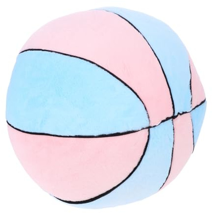 IMIKEYA Basketball Plüschkissen mit Komfort und Unterstützung aus Pp Baumwolle Rosa Sportkissen für Sportlich Gestaltetes Schlafzimmer und Fans mit Einfacher Reinigung