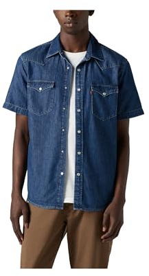 Levi's Herren Ss Classic Western Hemd mit Button-Down-Kragen (1er Pack)