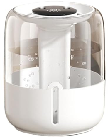 AngLink Raumbefeuchter Schlafzimmer Leise – 5L Ultraschall Luftbefeuchter Babyzimmer, Sicherer Nachtmodus, 23dB Flüsterleise, Trockenlaufschutz für Kinder & Senioren
