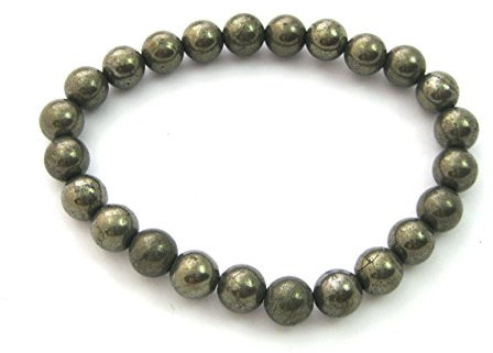 Amaryllis Kugel-Armband Pyrit 8 mm