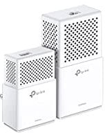 TP-Link AV1000 Powerline WiFi Extender(TL-WPA7510 KIT)- Powerline Adapter with Dual Band WiFi, Gigabit Port, Plug&Play, Power Saving, Ideal for Smart TV, Online Gaming