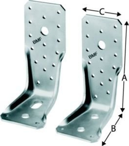 Simpson Strong-Tie Winkelverbinder AKR 205 - Packung (25 Stück)
